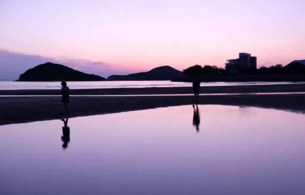 父母ヶ浜_夕日が美しい