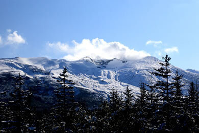 大雪山の冬