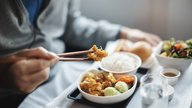 ビジ機内食