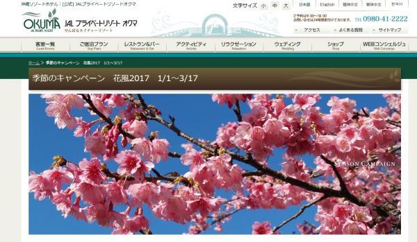 クマで季節のアクティビティ「花風キャンペーン」