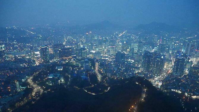 1日目_ソウルタワー夜景