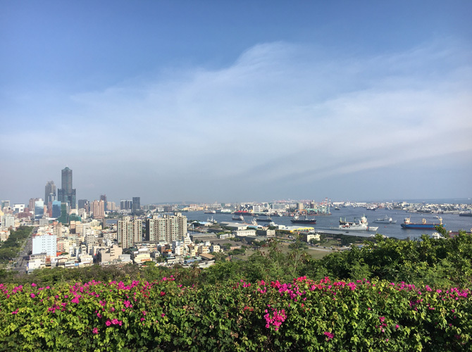 高雄港湾の景色