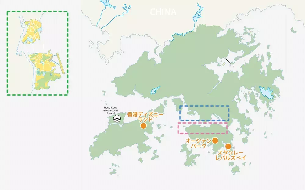 社員旅行革命｜香港・マカオ地図