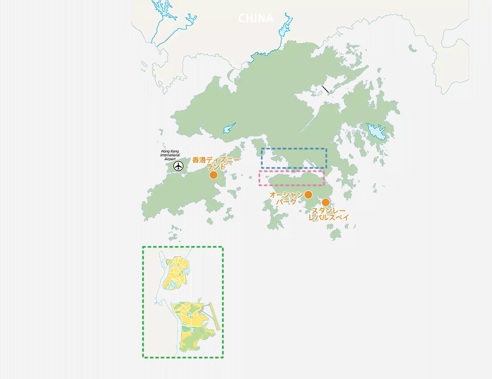 社員旅行革命｜香港・マカオ地図