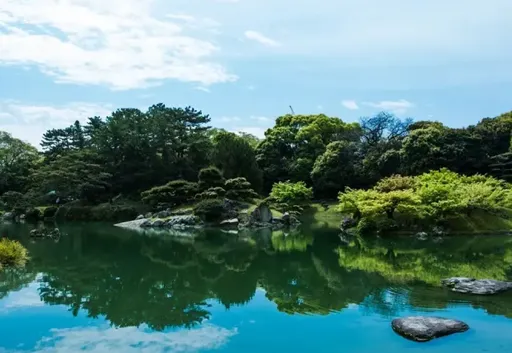 栗林公園_南湖周遊和船で庭園観光も