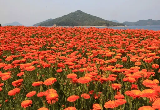 3月下旬にはキンセンカも見ごろ_フラワーパーク浦島